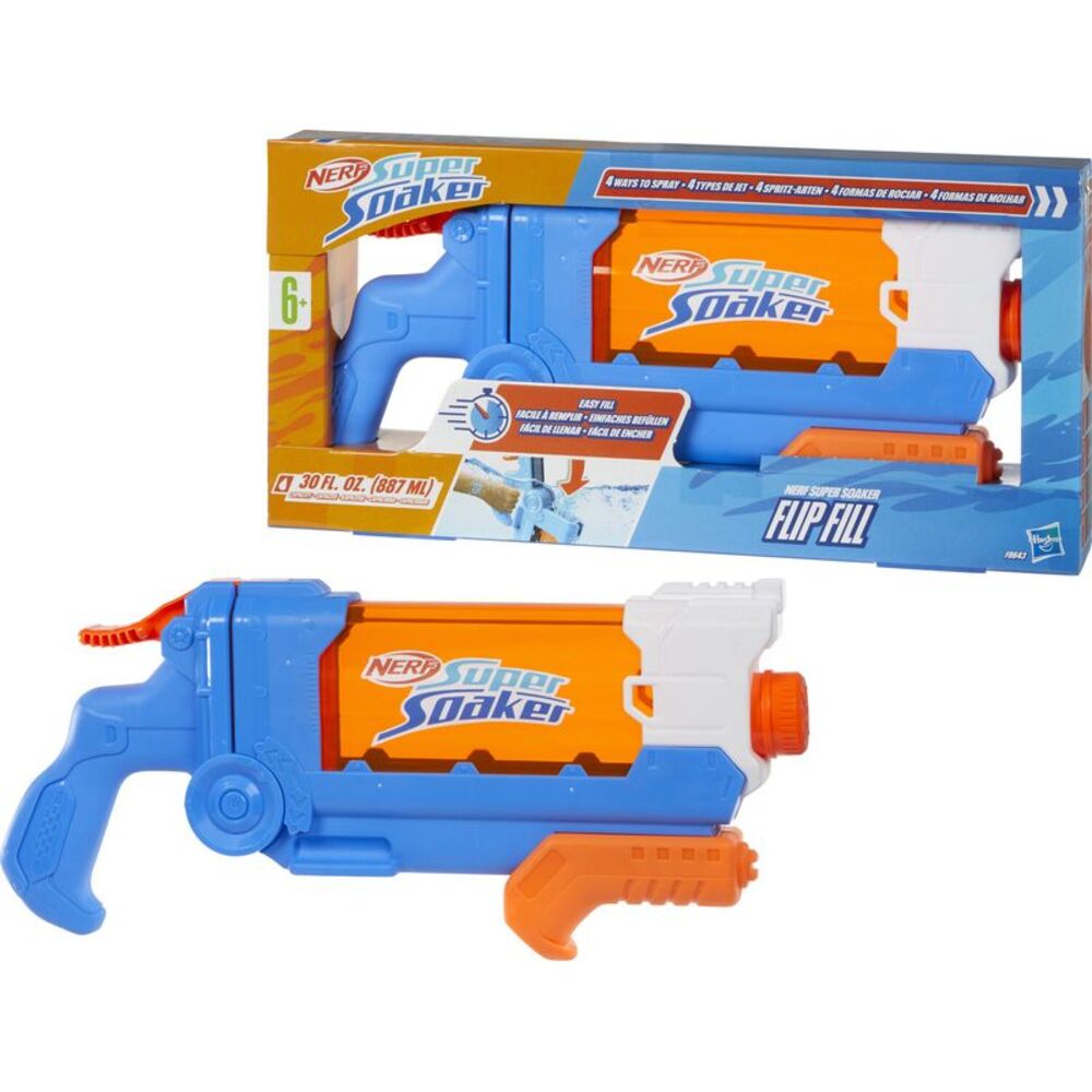 Nerf - Super Soaker - Flip Fill Water Blaster  COLLECTIBLES